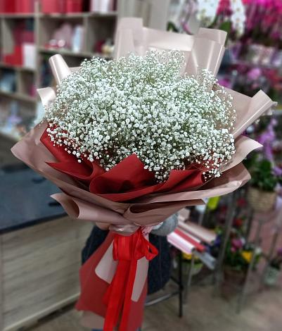 Букет цветов из: Гипсофила в Абатское