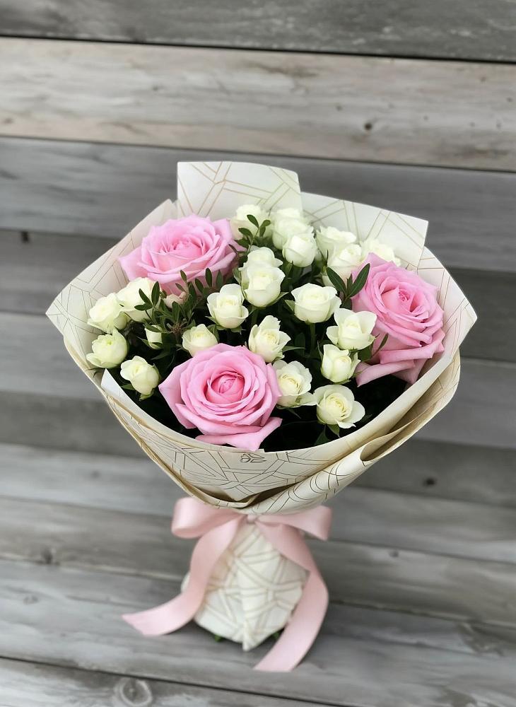 Букет цветов из: Розы в Абатское