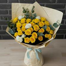 Букет цветов из:  Розы #REPLACE_PRED# Абатское