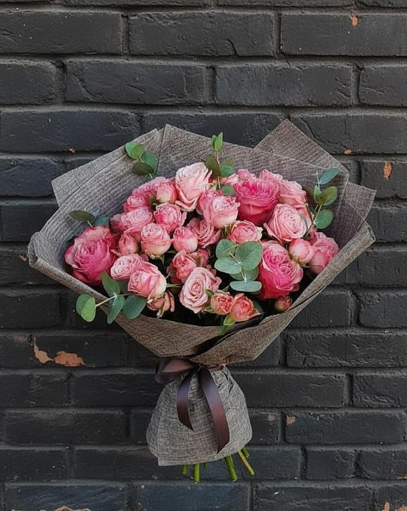 Букет цветов из: Розы в Абатское