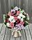Букет цветов из: Альстромерии, Гвоздики, Розы и Хризантемы в Абатское