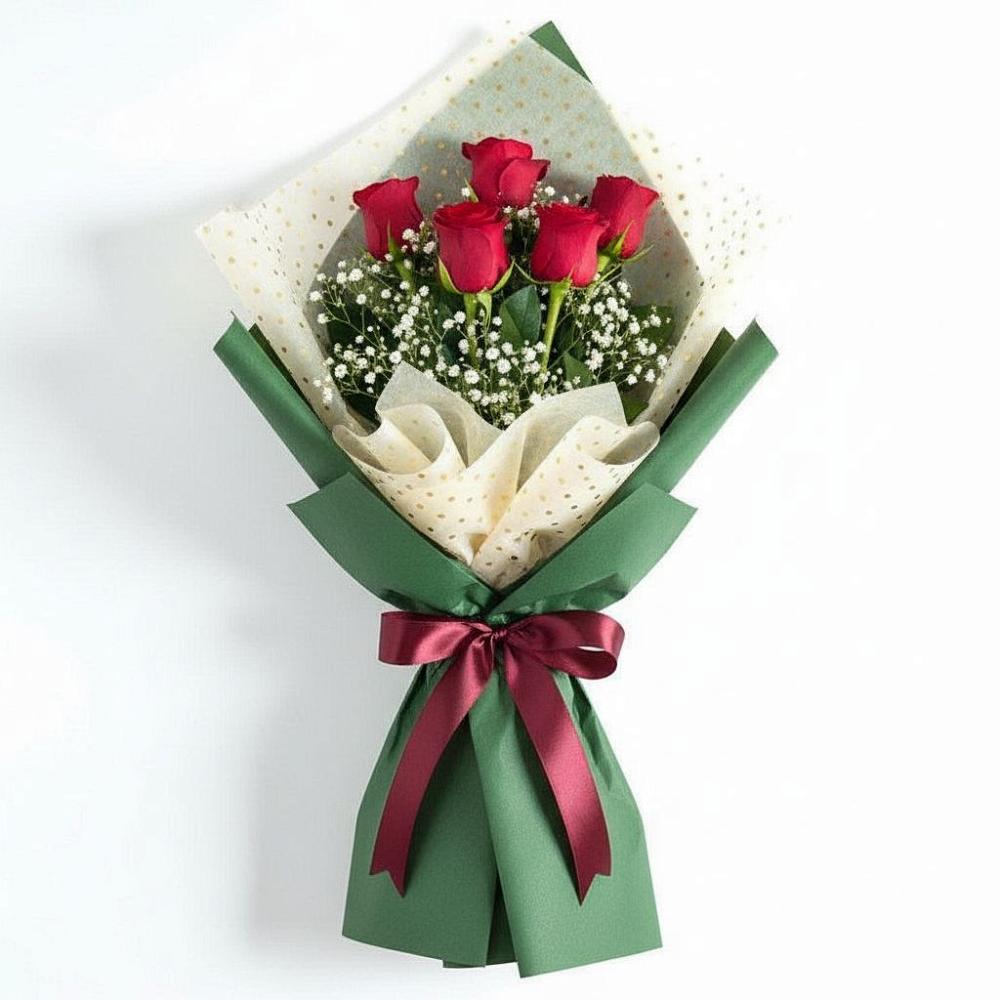 Букет цветов из: Розы в Абатское