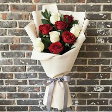 Букет цветов из:  Розы в Абатское