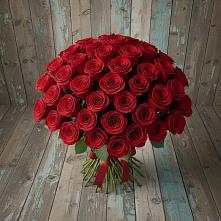 Букет 55 Красных роз Фридом #REPLACE_PRED# Абатское