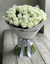 Букет 35 Белых роз в Абатское