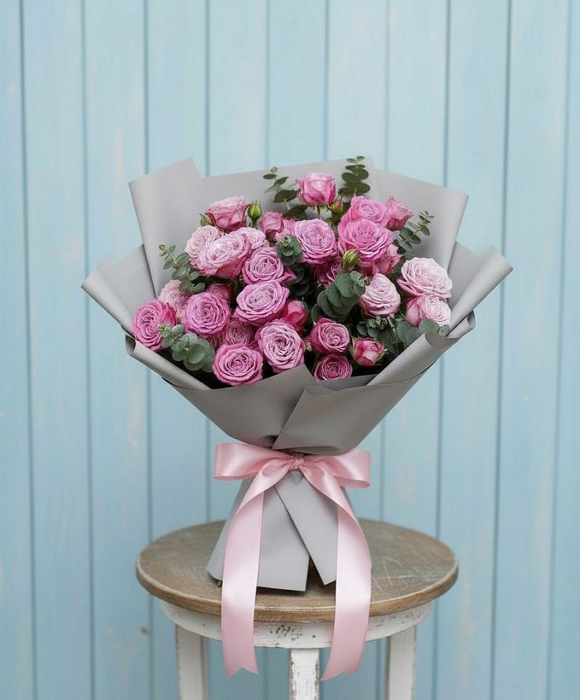 Букет цветов из: Розы в Абатское