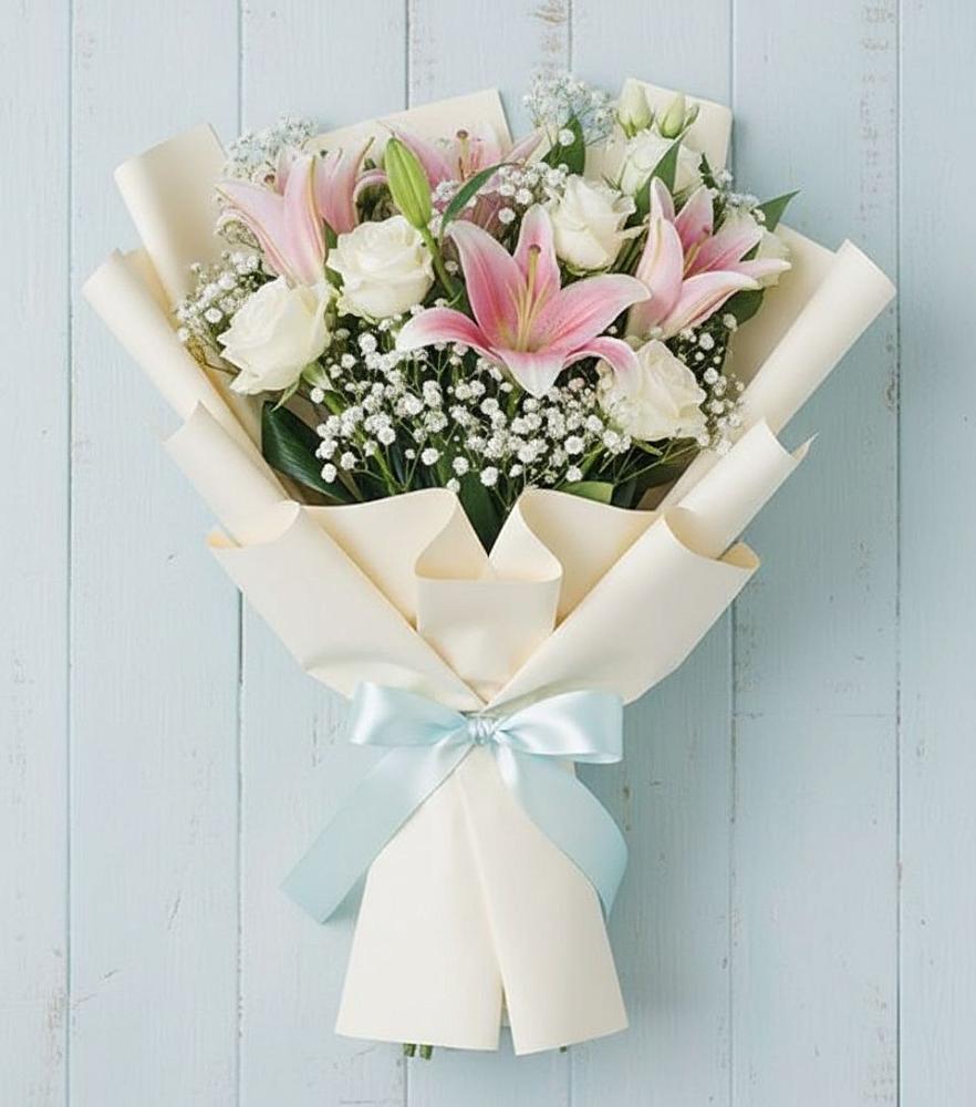 Букет цветов из: Лилии в Абатское