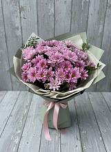 Букет цветов из:  Хризантемы #REPLACE_PRED# Абатское