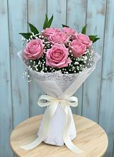 Букет цветов из:  Розы в Абатское