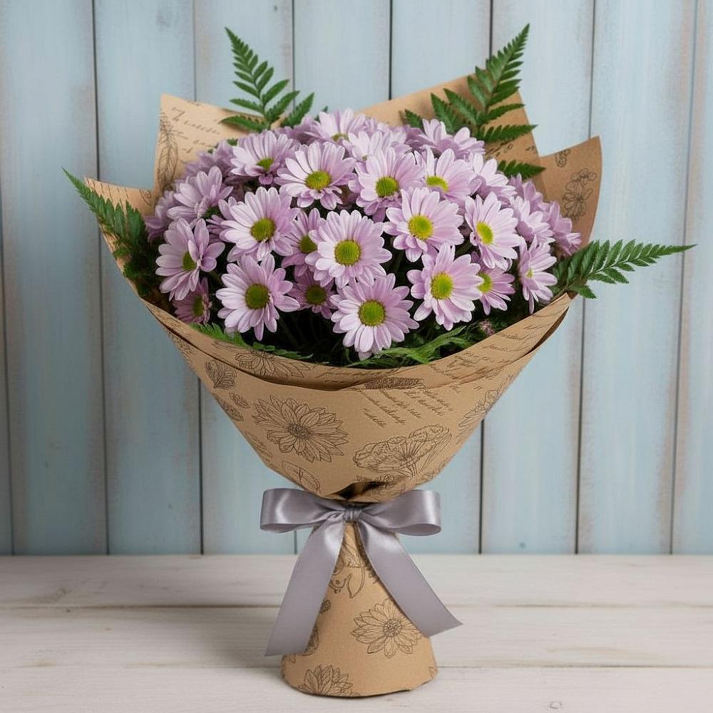 Букет цветов из: Хризантемы в Абатское