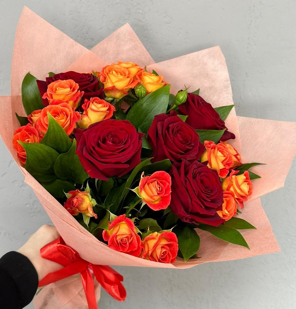 Букет Любовь и восторг в Абатское