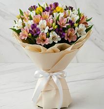 Букет цветов из:  Альстромерии в Абатское