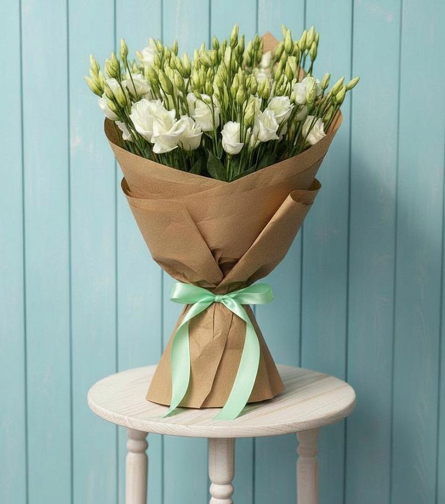 Букет цветов из: Лизиантусы в Абатское