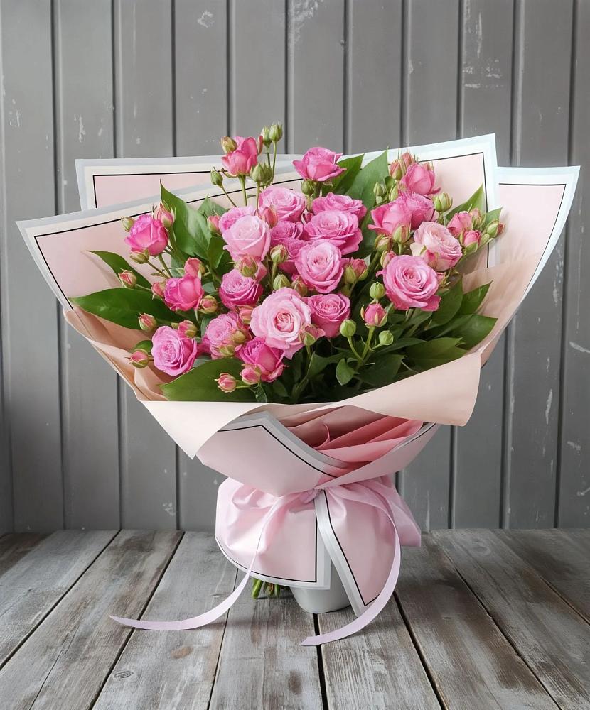 Букет Розовый кустик в Абатское