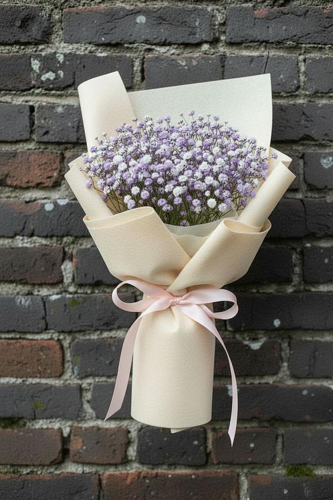 Букет цветов из: Гипсофила в Абатское