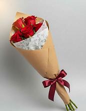 Букет цветов из:  Розы в Абатское