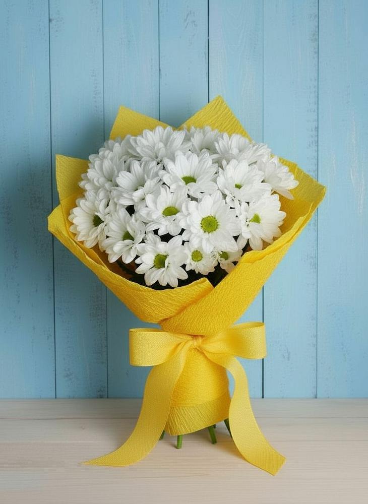 Букет цветов из: Хризантемы в Абатское