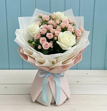 Букет цветов из:  Розы в Абатское