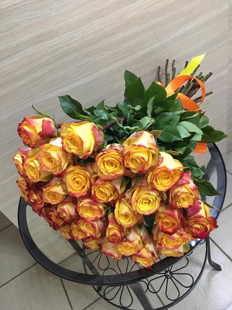 Букет Желтые розы в Абатское