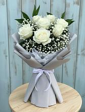 Букет цветов из:  Розы в Абатское