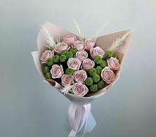 Букет цветов из:  Розы и Хризантемы в Абатское