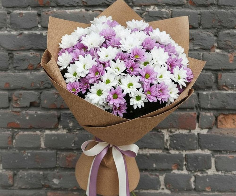 Букет цветов из: Хризантемы в Абатское