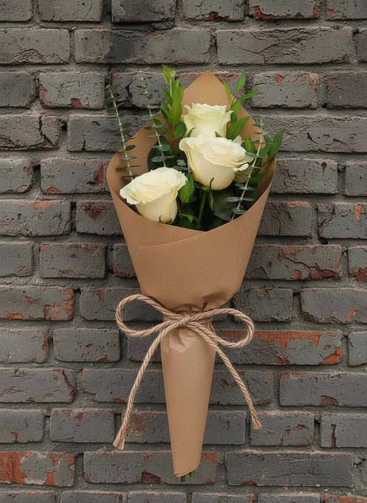 Букет цветов из: Розы в Абатское