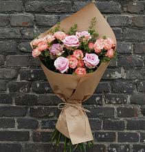Букет цветов из:  Розы в Абатское