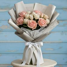 Букет цветов из:  Розы в Абатское