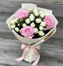 Букет цветов из:  Розы #REPLACE_PRED# Абатское