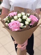 Букет цветов из:  Розы #REPLACE_PRED# Абатское