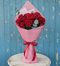 Букет цветов из:  Розы в Абатское