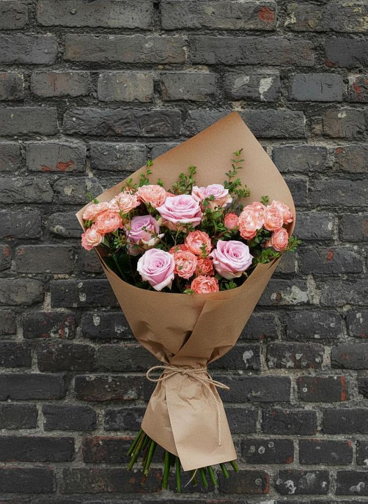 Букет цветов из: Розы в Абатское