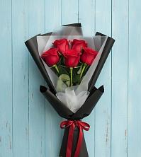 Букет цветов из:  Розы в Абатское