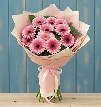 Букет цветов из:  Герберы #REPLACE_PRED# Абатское
