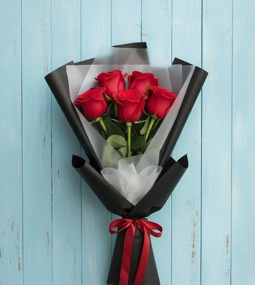 Букет цветов из: Розы в Абатское