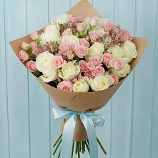 Букет цветов из:  Розы в Абатское