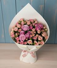 Букет цветов из:  Розы #REPLACE_PRED# Абатское